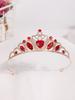 1Pcs Headpiece Rhinestone Alloy Crown Bride Princess Crown Wedding Accessories Crown Hair Accessory Cake Decoration Crown