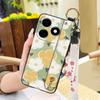 Fashion Design Durable Phone Case For Tecno Spark20/KJ5 Flower Anti-knock Phone Holder Anti-dust Dirt-resistant Ring