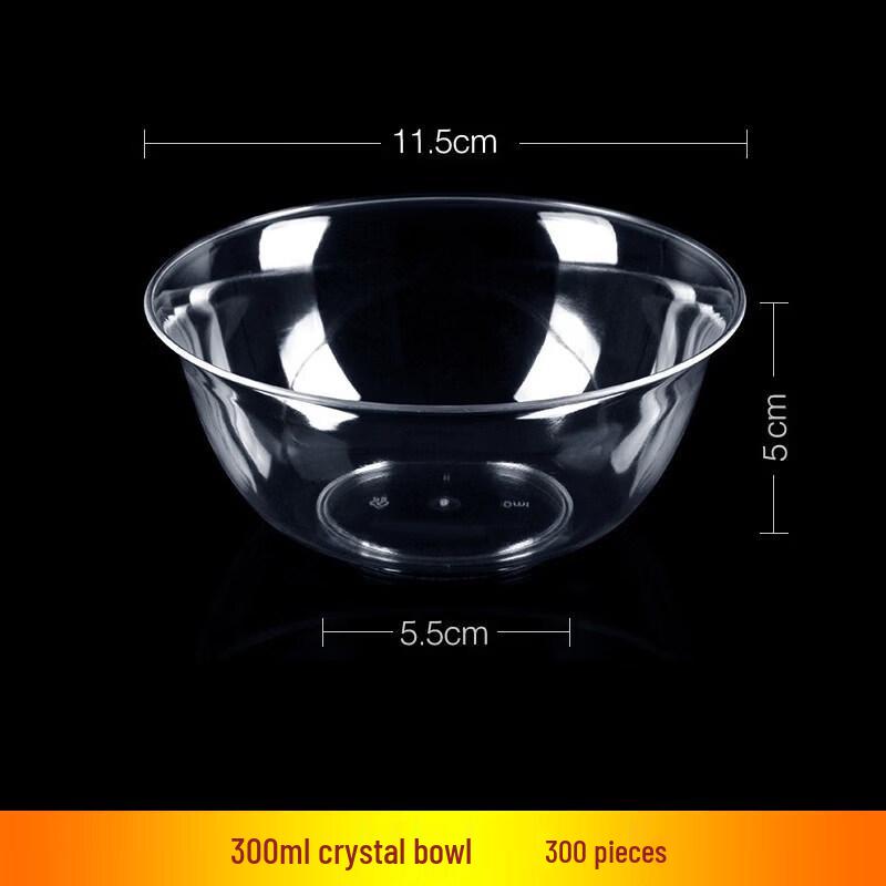 Disposable Transparent Plastic Rice Bowl