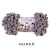 5 Stück 100g/Rolle Flauschiges Fingerloop-Garn Ohne Nadeln Polyester Dickes Riesen-Chenille-Garn für Handgestrickte Decken Schals