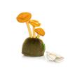 14cm Mushroom Plush Toy Desktop Ornament Fluffy Plant Stuffed Doll Gifts