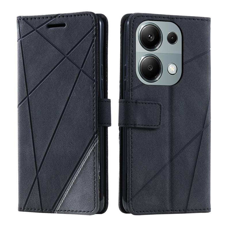 M6 Pro Case On For Coque Xiaomi Poco M6 Pro Cover Flip Wallet Leather Case for Funda Xiomi Xiaomi PocoM6 M 6 Pro 5G Phone Cases