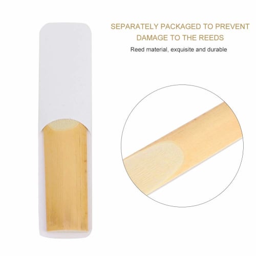 10 Saxophone Reeds for Tenor Saxophone, Durable and Long-Lasting Saxophone Accessories