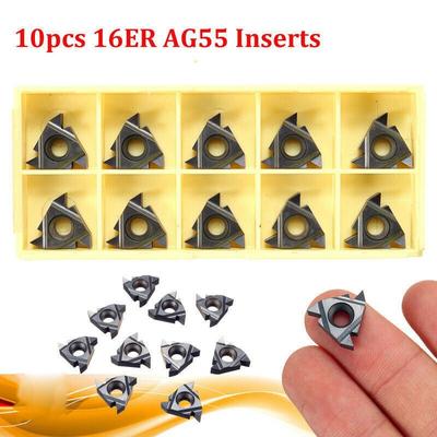 14 x 14 mm Klinge 16ER AG55 Hartmetall-Gewindeeinsätze