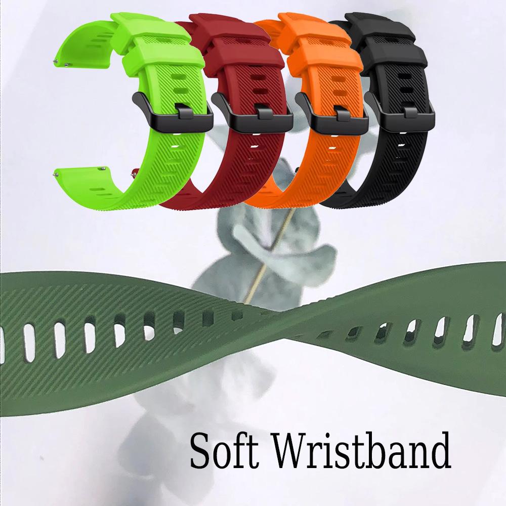 22mm Men'S Business Style WatchBand Smartwatch Accessories For Garmin Watch Venu 3 2 Silicone WatchStrap Women Adjustable Strap