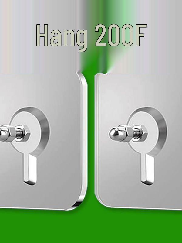 Invisible Adhesive Wall Hooks: No-Drill, No-Nail Mount for Photo Frames & Tiles 1 pc Extra Strong Adhesive, No-Drill