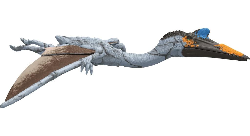 Mattel Jurassic World New Ruler Big Quetzalcoatlus 4 and HDX48 Action! [Total Length Approx. 36cm] [Dinosaur Toy] [Ages Up]