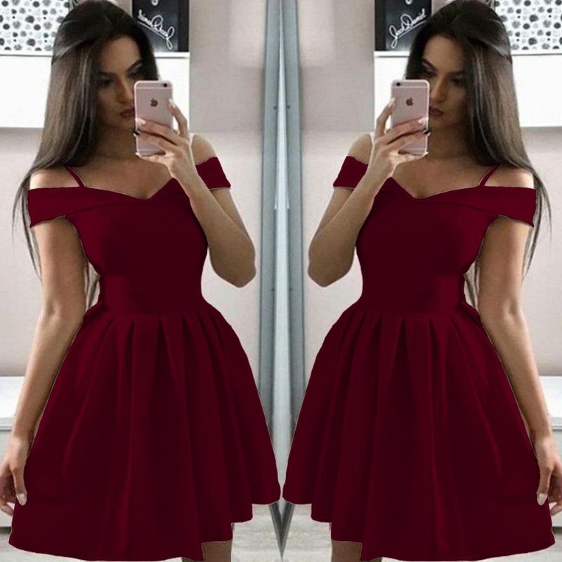 New Women's Clothing Suspender Waist Pleated Dress Midskirt Hot Sexy Dress