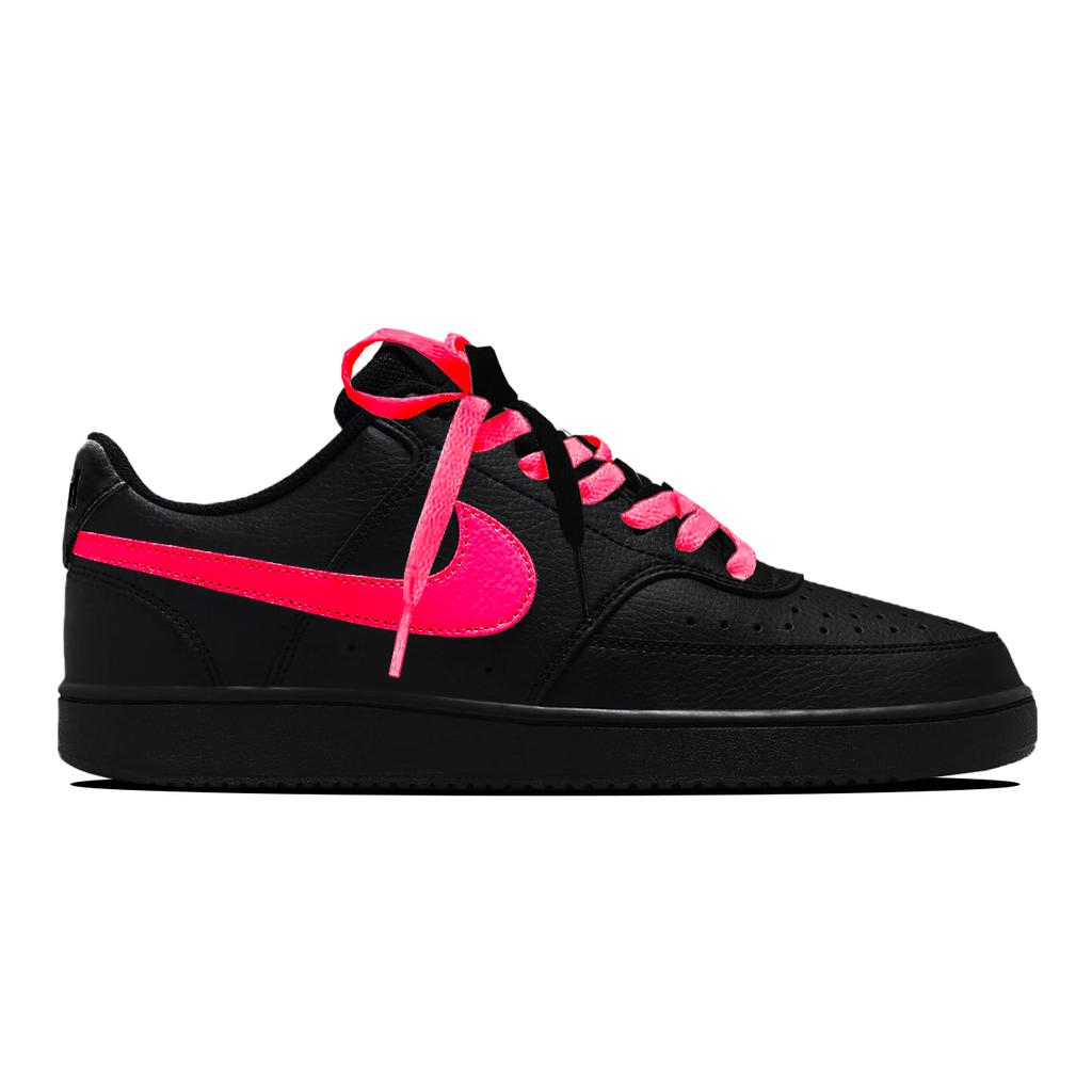 Nike Court Vision 1 Heartbeat Frequency Abrasion Resistant Slip Resistant Low Top Skateboard Shoes Men's Black Purple FZ0630-010(Team932-)