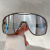 Oversized Sports Goggle Men  New Fashion Mirror Outdoor Cycling Sunglasses Women Fashion Anti-UV Protective Shades