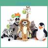 Adorable Madagascar Character Plush Toy Collection Featuring King Julien And Friends