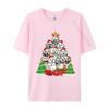 Christmas Pajama Maltese Tree Dog Xmas T Shirts Hip Hop Novelty Cotton Men Top Tshirts England Style