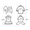 Autumn Winter Dog Outfit Functional Plaid Dog Cotton Coat Thickened Warm Dog Pet Clothes