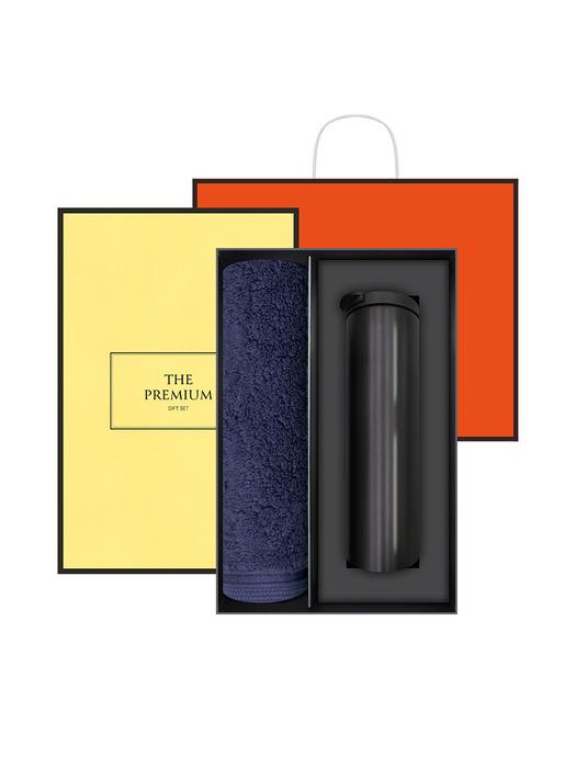 

Рушник Songwol 40 ниток крапка та стакан Gray matte black