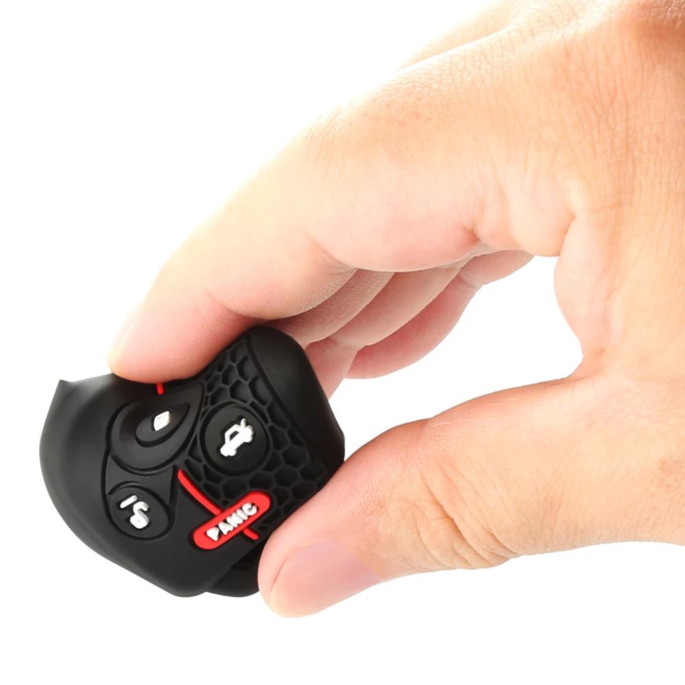 4 Buttons Silicone Car Key Case Shell Cover For for Subaru Tribeca Forester WRX XV Outback Legacy Impreza Crosstrek