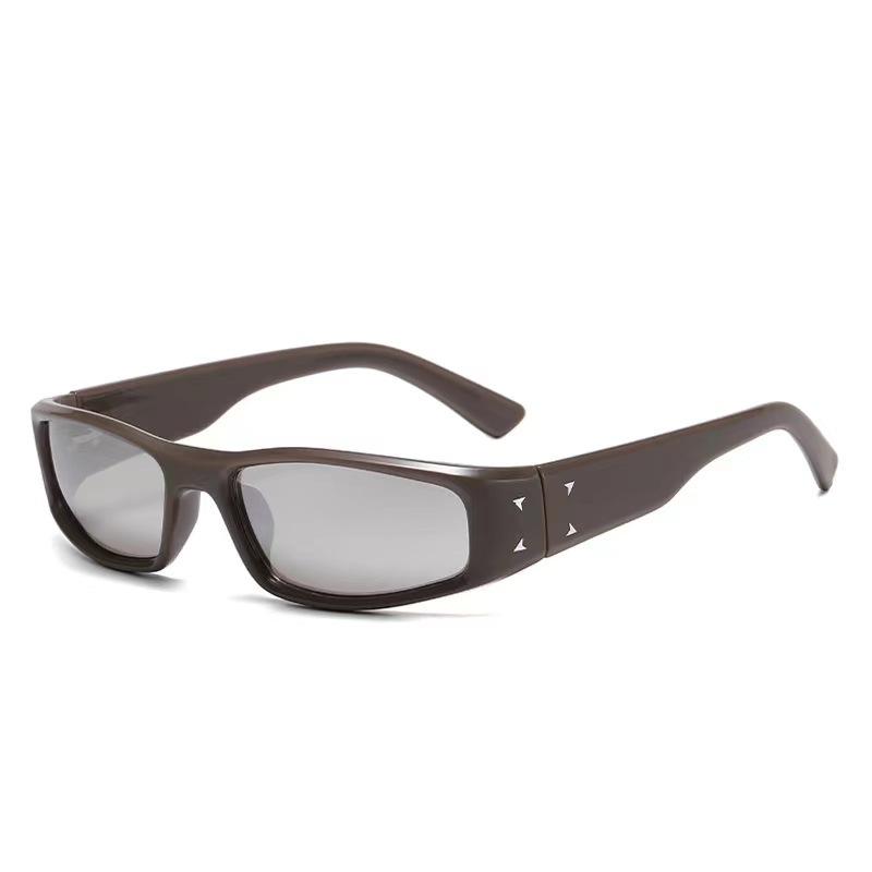 Stilige solbriller menn rektangulær form antirefleks kvinne solbriller utendørs sykling kvinne solbriller