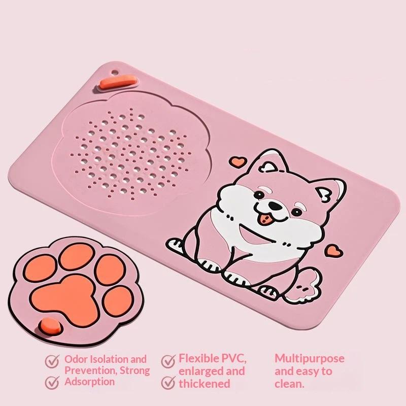 Silicone Bathroom Deodorizing Drain Cover Reusable Waterproof Odor Sealing Drain Mat for Kitchen Toilet Laundry Sink