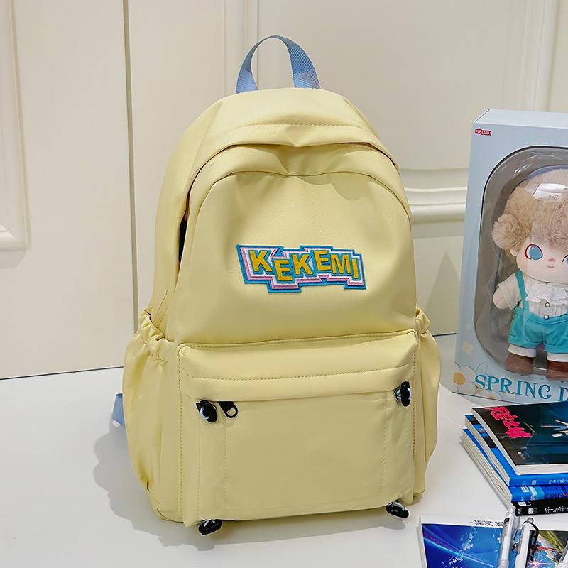 

In SpringSeason The BrandNew Korean Isn Joker CampusUses Large Capacity Schoolbags Are Simple and SuperLight Outside Travel Backpacks .