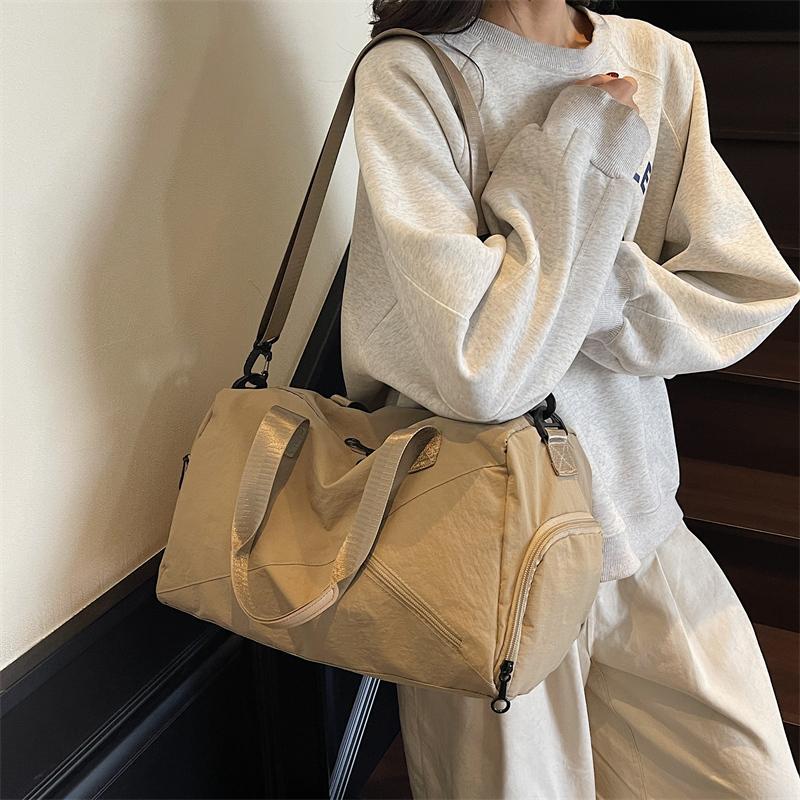 Women's Large Capacity Tote Bag Student Class Shoulder Bag Commuter Travel Bag Storage Bag