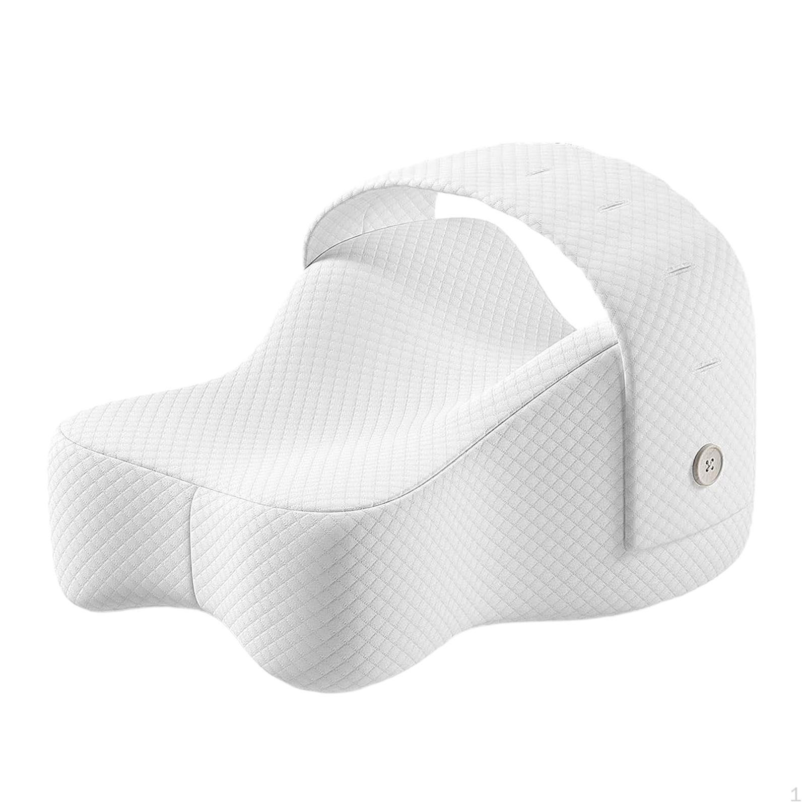 

Регулируемая подушка для ног с ремешком для спящих на боку, со съемным чехлом белый