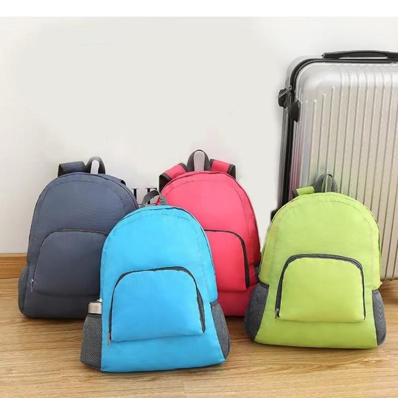 Portable Oxford Cloth Backpack Breathable Mesh Water Resistant Features Hiking