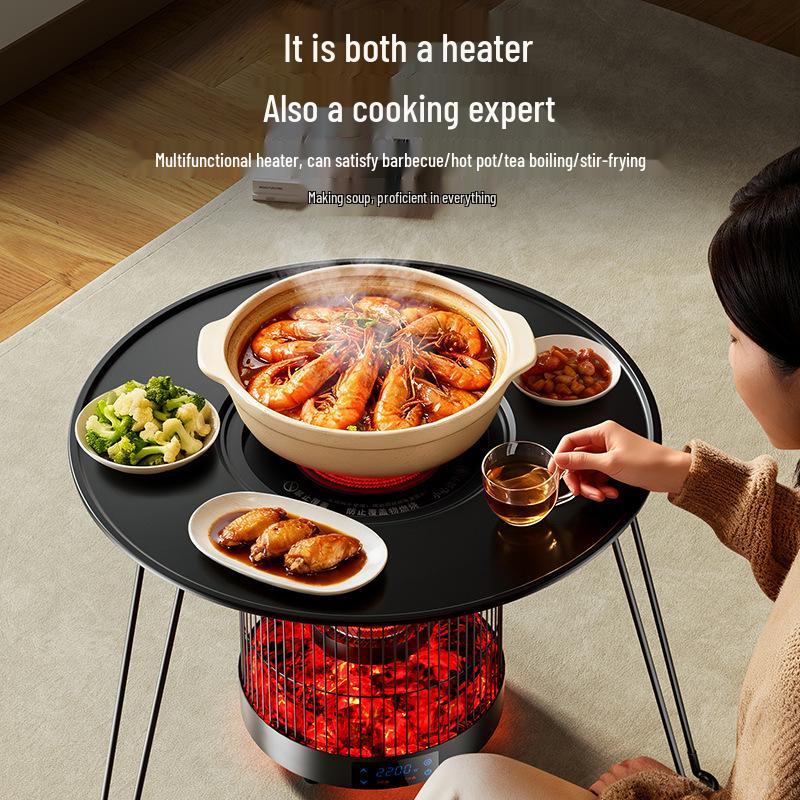Linbian Multifunctional Electric Fireplace & Tea Warmer