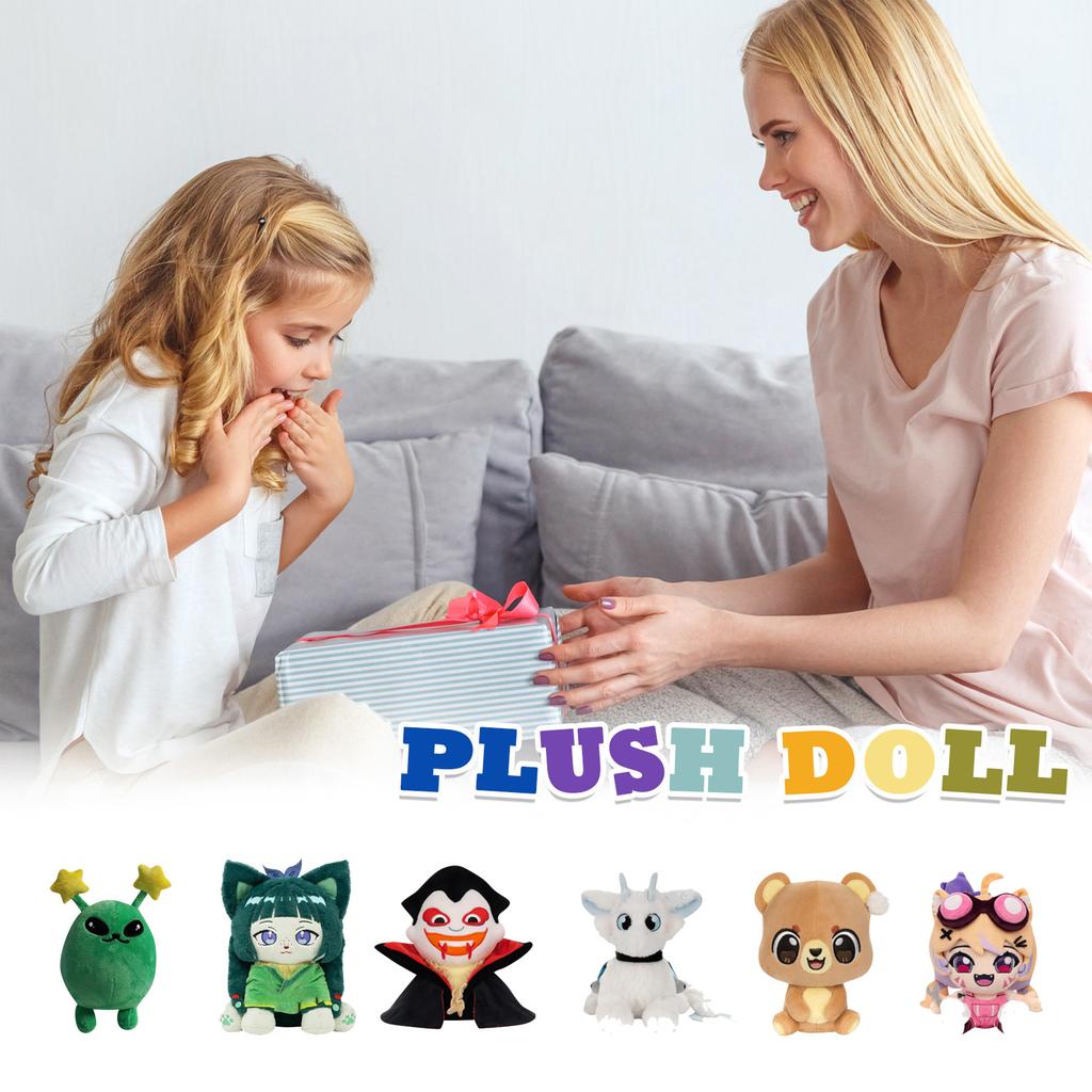 Plush Doll, Toy Gift, Cartoon , Children's Rag Doll, Children's Gift Pillow