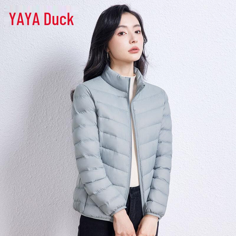 Yaya Women's Stand Collar Lightweight Duck Down Jacket