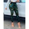 2026 Womens High-Waist Printed Yoga Leggings Casual Slim Fit Activewear Pants