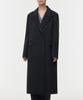 Musinsa Standard Woman Women'S Cashmere Blend Double Chester Long Coat [Charcoal Grey]