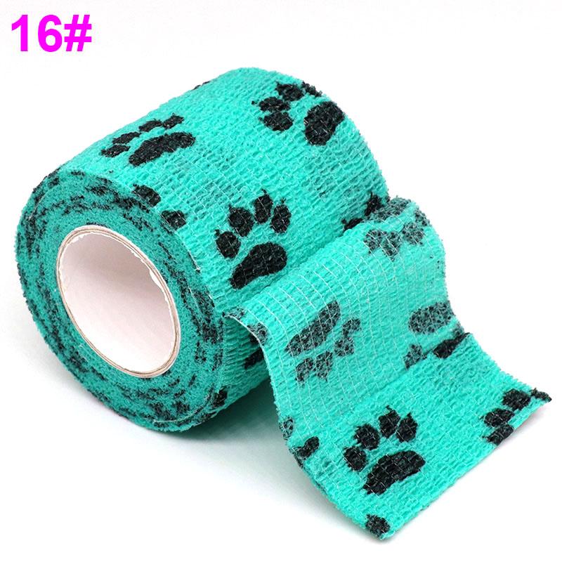 1/4.5M Bendaggio Elastico Autoadesivo Colorato Nastro Avvolgente Per Supporto Ginocchio Caviglia Polso Accessori Tattoo Sportivi Animali Domestici