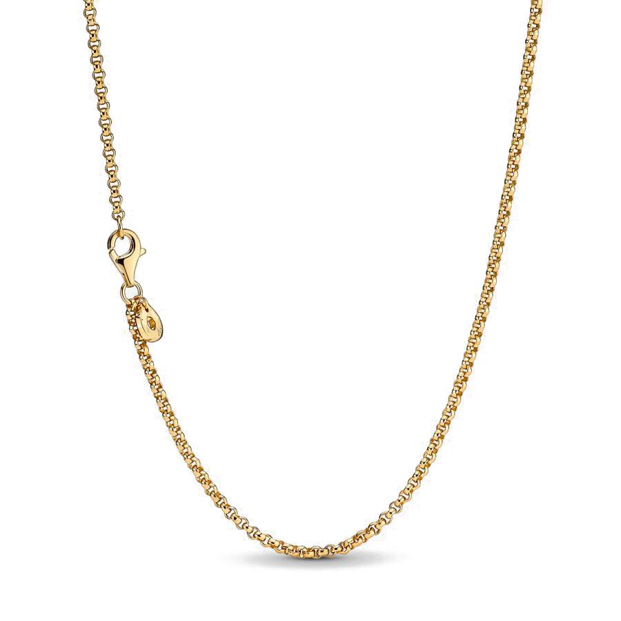 Fine 45Cm Copper Plated Snake Chain Necklace Heart Pendant Suitable For Original Bead Charm Diy Jewelry Gifts