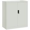 VidaXL Light Grey Filing Cabinet 79x40x90 Cm Steel 339733