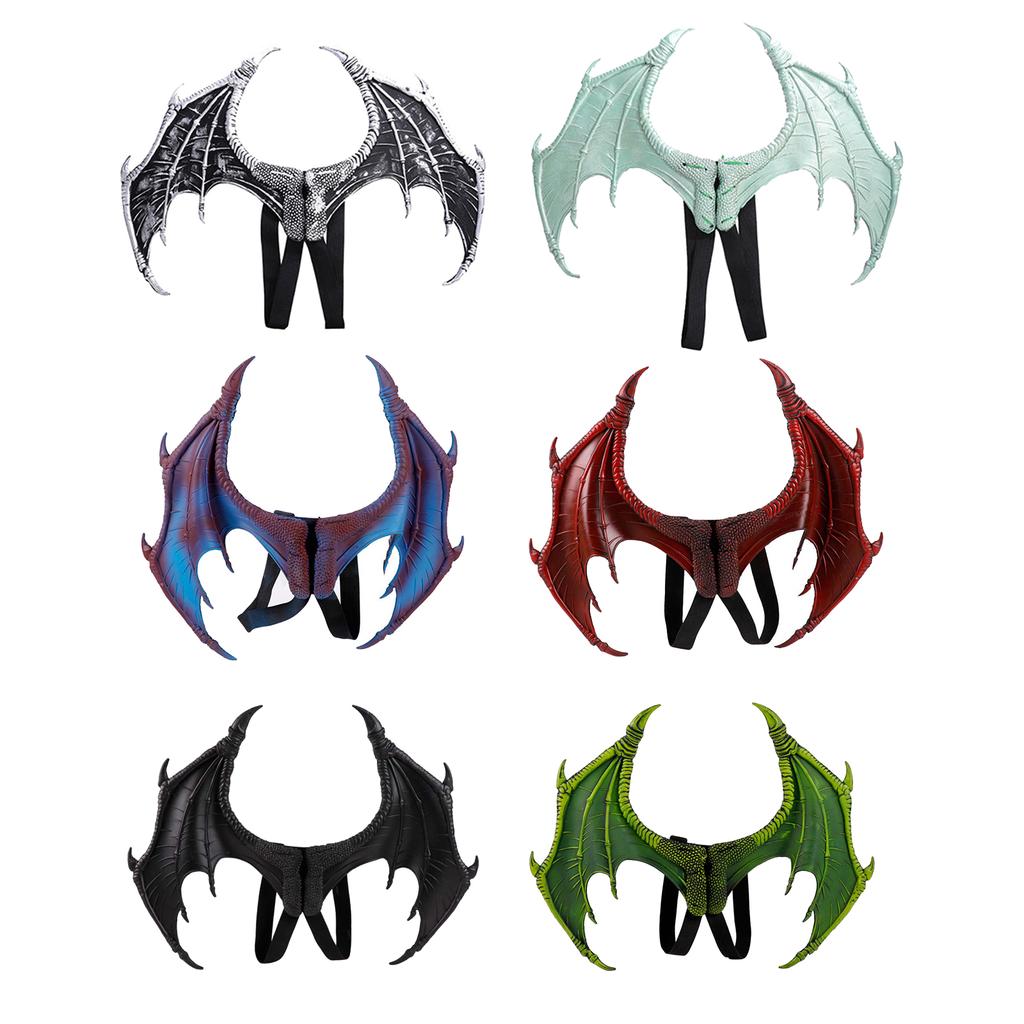 3D Halloween Carnival Party Dressing Costume Props Dinosaur Fancy Dress Accessory Masquerade Wing for Adults Teens