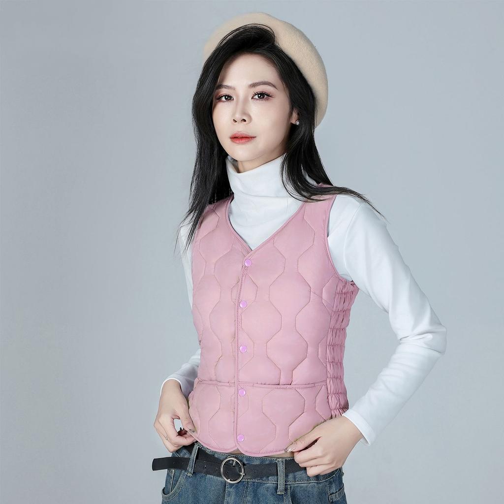 Short Autumn and Winter Velvet To Keep Warm, Wearing A Vest Inside, Slim-fitting Mother's Waistcoat Looks Thin