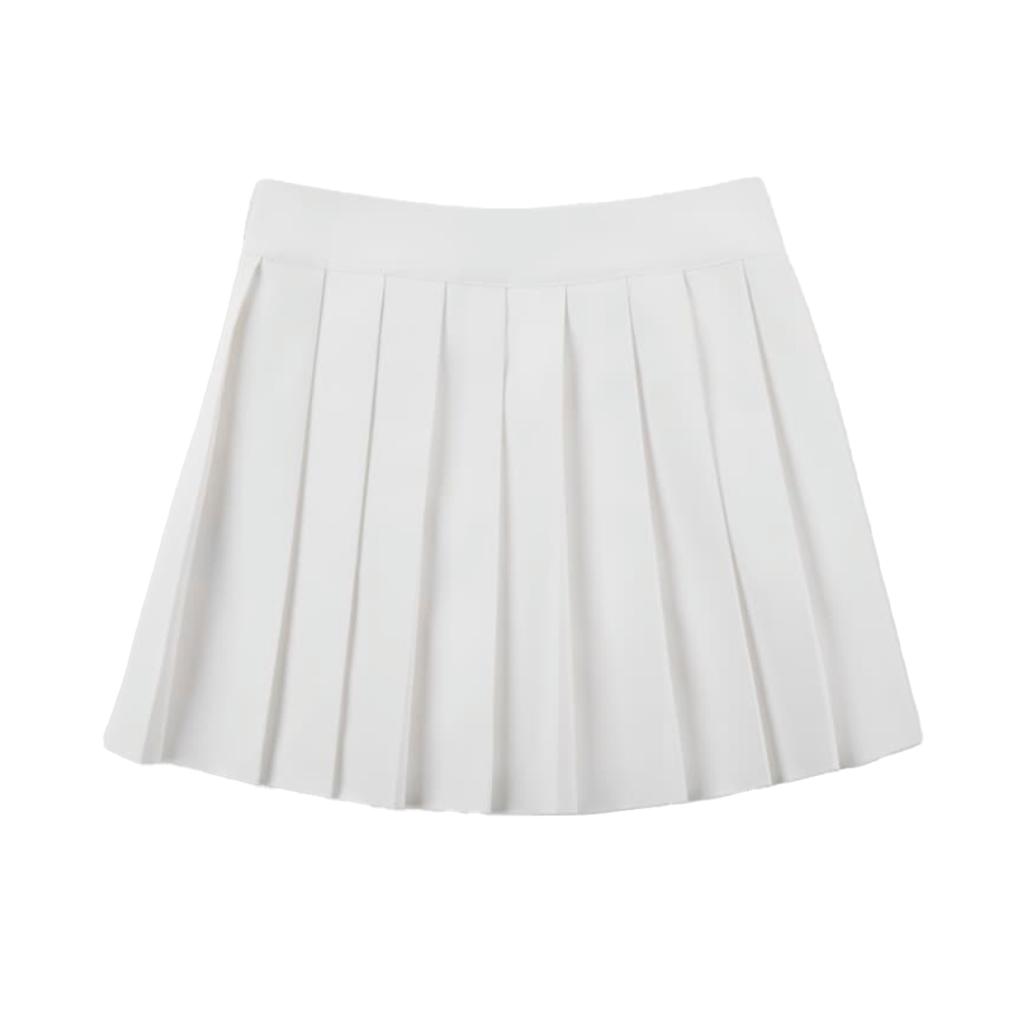 Nike Fashionable Comfortable Soft Pleated Casual Skirt Women Skirts White FZ0279-100