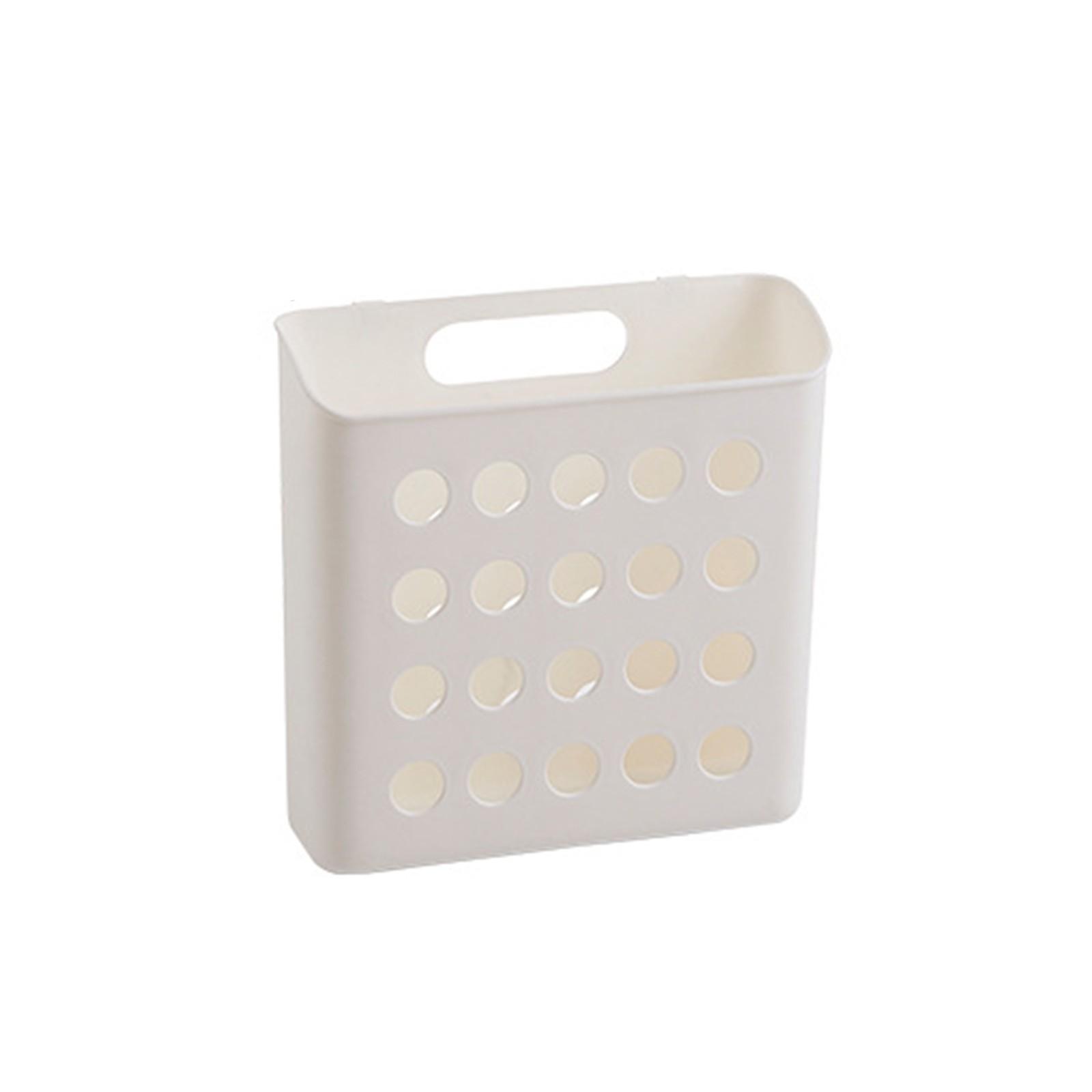 

Бытовая корзина для грязной одежды Корзина для хранения грязной одежды Корзина для грязной одежды Настенная вешалка для ванной комнаты и туалета Настенная корзина для белья One Size белый