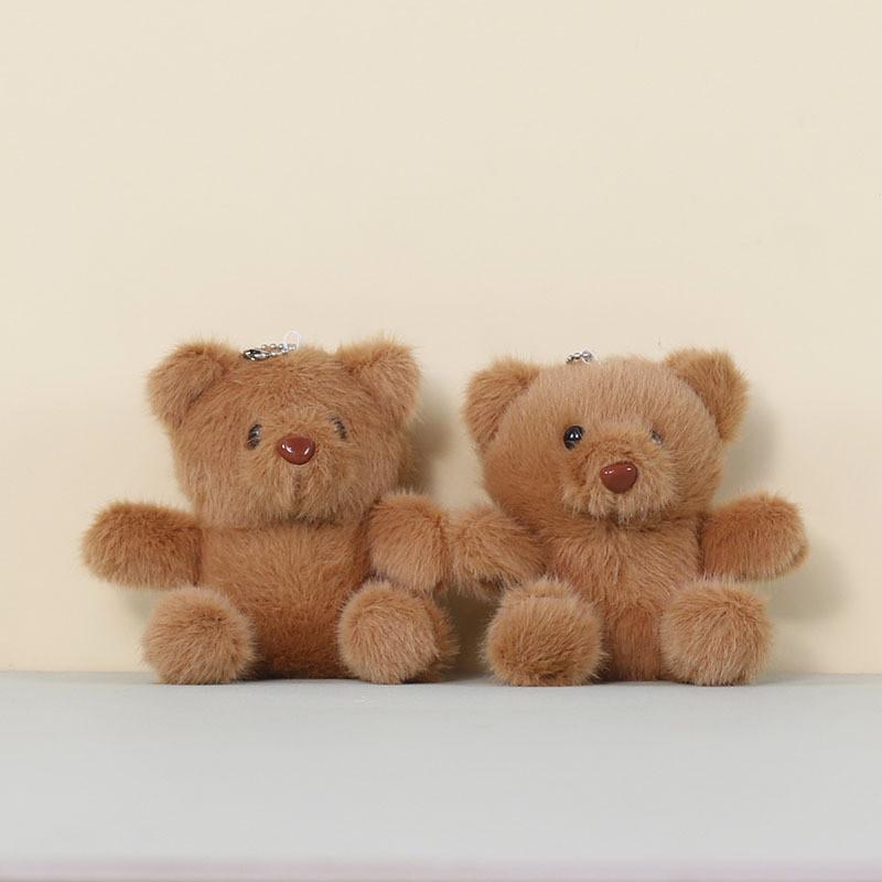 Plush Bear Keychain Toy With Pp Cotton Filling For Kids And Adults