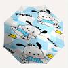 Pochacco,Sanrio Automatic Folding Umbrella Simple 8 Rib Design, Bright Cartoon Pattern, Durable Iron Frame, Suitable For Travel, Outdoor, Be