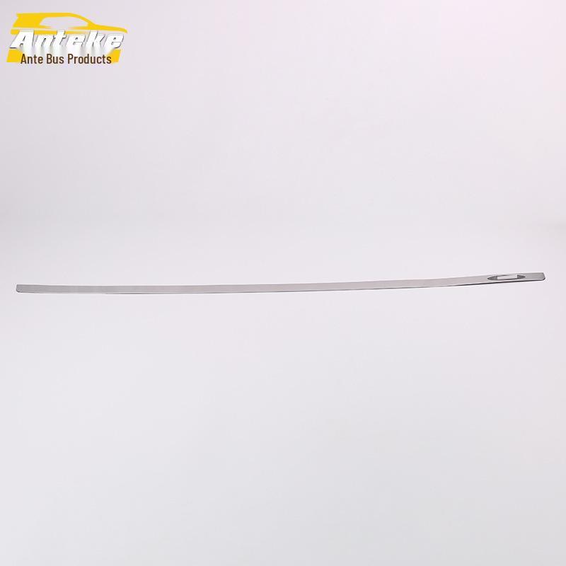 19 Santa Fe Tailgate Trim: Rear Trunk Bright Strip & Bumper Protector Anti-Scratch Plate