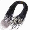 Black Leather Necklace Pendant Rope Accessories