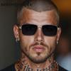 Steampunk Small Rectangle Sunglasses Men  Luxury Brand Vintage Outdoor Driving Punk Sun Glasses For Male Trendy Shades UV400