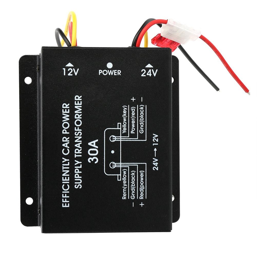 30A Car Power Supply Converter Step Down Inverter 24V To 12V