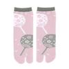 Noren Tabi Socks Blossom Tabi Made in Japan with Nara Crew Japanese for and Unisex Kids' (Japanorama/Cherry Design) - Two-Toe Socks, Cotton, Length,