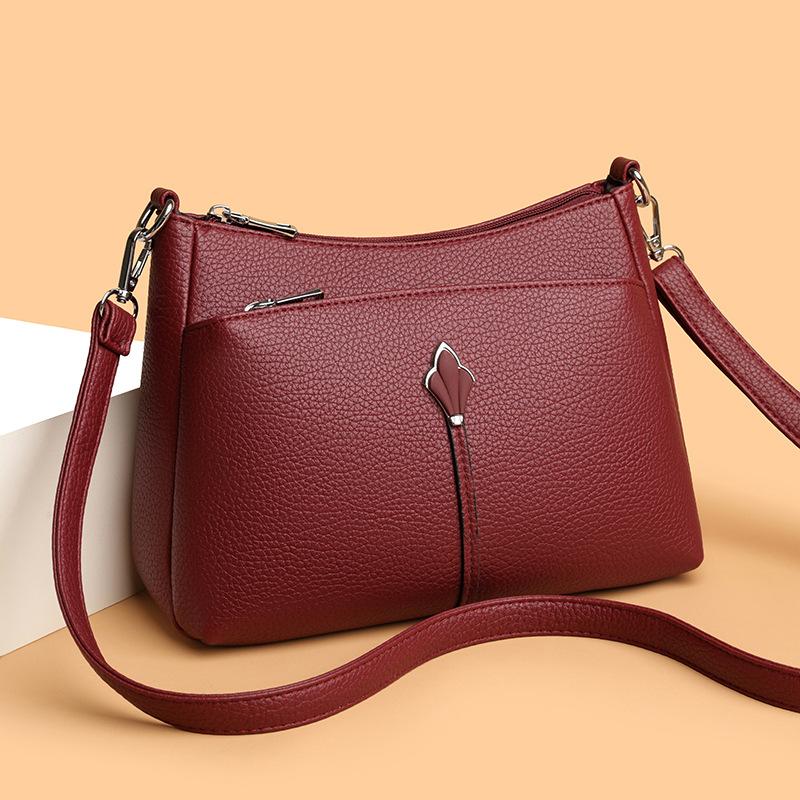 Große Einzel-Schultertasche für Frauen mittleren und höheren Alters für den lässigen Arbeitsweg