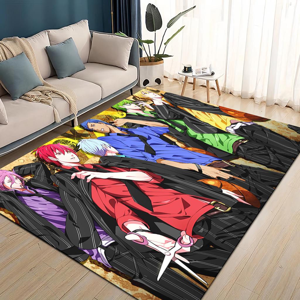 27 Styl Nowy Kreskówkowy Anime Kuroko no Basket Dywanik Dywan do Salonu Sypialni Dekoracja Domowa Sofa, Mata Podłogowa Antypoślizgowa do Zabawy dla Dzieci