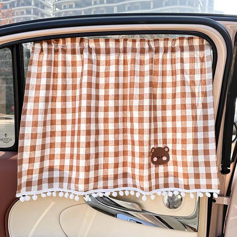 

Car curtains cute cartoon car children sun protection heat insulation privacy curtain suction cup window sunshade