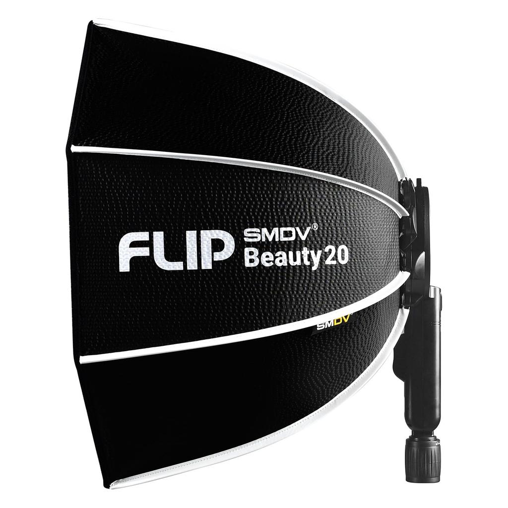 SMDV Softbox FLIP Beauty 20 Body Only 50cm Beauty Dish Foldable Fabric Octagon Diffuser Stand Mountable Case Included FLIPBeauty20 One-Touch