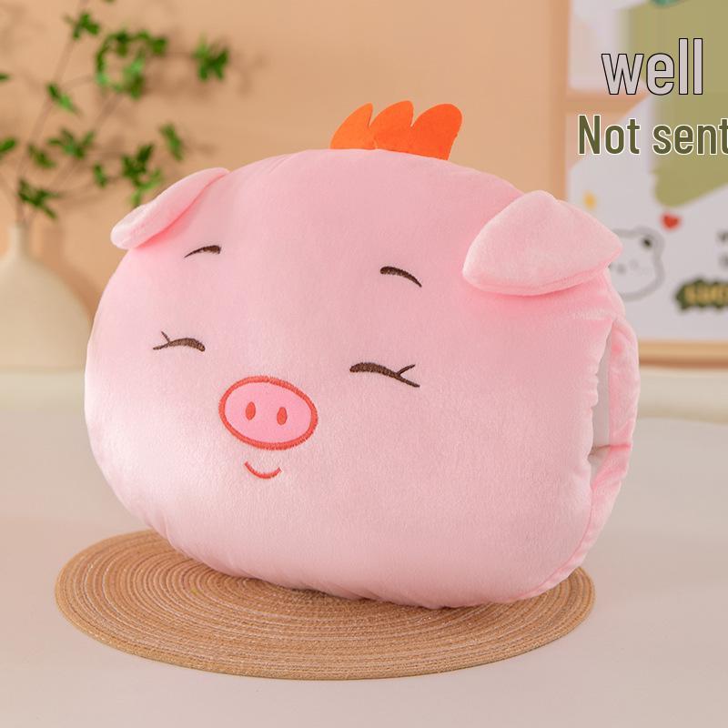 Cartoon Winter Hand Warmer Plush Pillow with Logo Customization