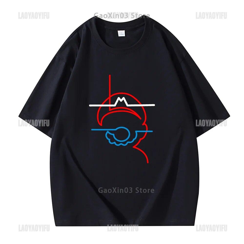 Stampe Divertenti Idraulico Top Abbigliamento Donna Y2k Gioco Classico Harajuku Magliette Grafiche Estetiche Ropa Mujer Ropa Hombre Cotone